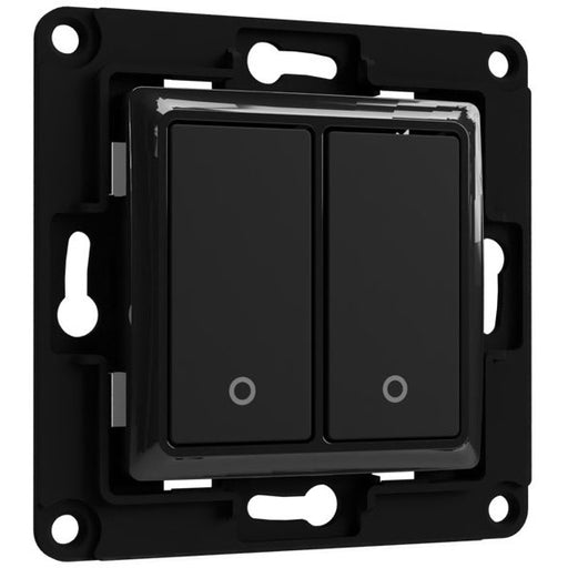 Shelly Accessories "Wall Switch 2" Wandtaster 2-fach Schwarz