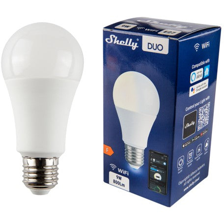 Shelly Plug & Play Beleuchtung "Duo E27" WLAN LED Lampe