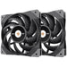 120mm Thermaltake Toughfan 12 Performance Fan PWM 500-2000rpm - 2Pack