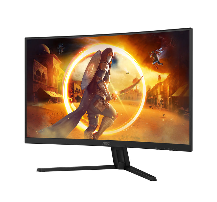 AOC G4 CQ32G4VE computer monitor 81.3 cm (32") 2560 x 1440 pixels Quad HD LCD Black, Grey