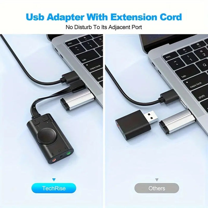 PC-Link USB Sound Card with Volume Control