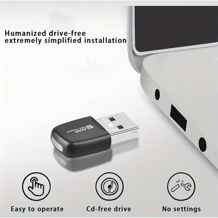 USB 286Mbps WiFi6 Wireless Adapter