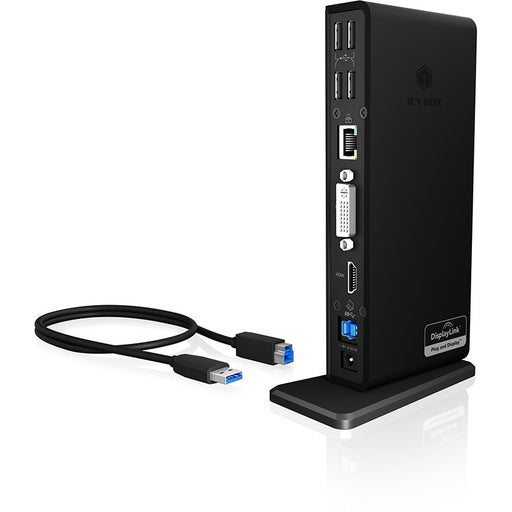 ICY BOX IB-DK2241AC USB 3.0 11-in-1 DockingStation