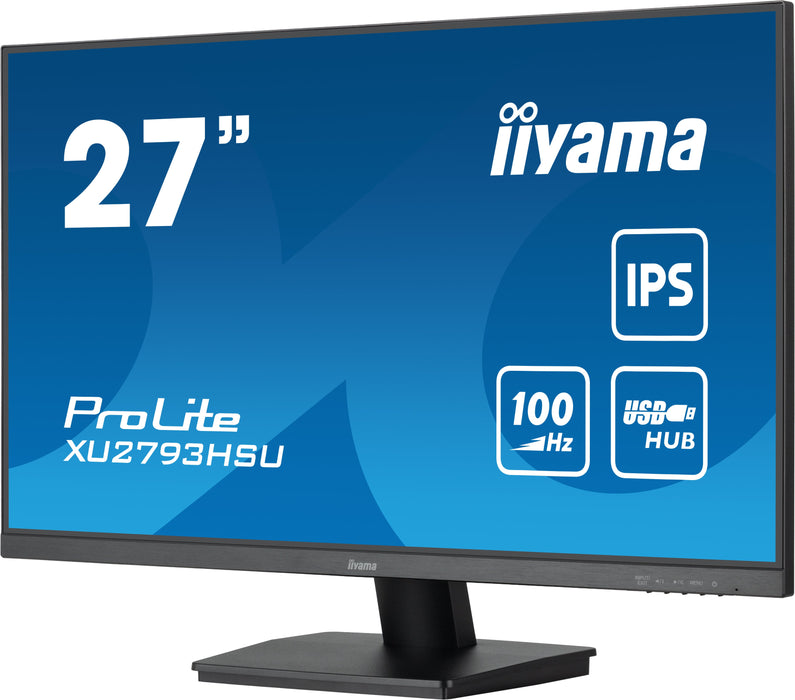 iiyama ProLite computer monitor 68.6 cm (27") 1920 x 1080 pixels Full HD LED Black