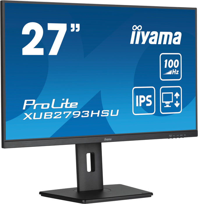 iiyama ProLite computer monitor 68.6 cm (27") 1920 x 1080 pixels Full HD LED Black