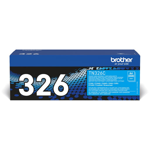 Brother Toner TN-326C Cyan bis zu 3.500 Seiten nach ISO 19798