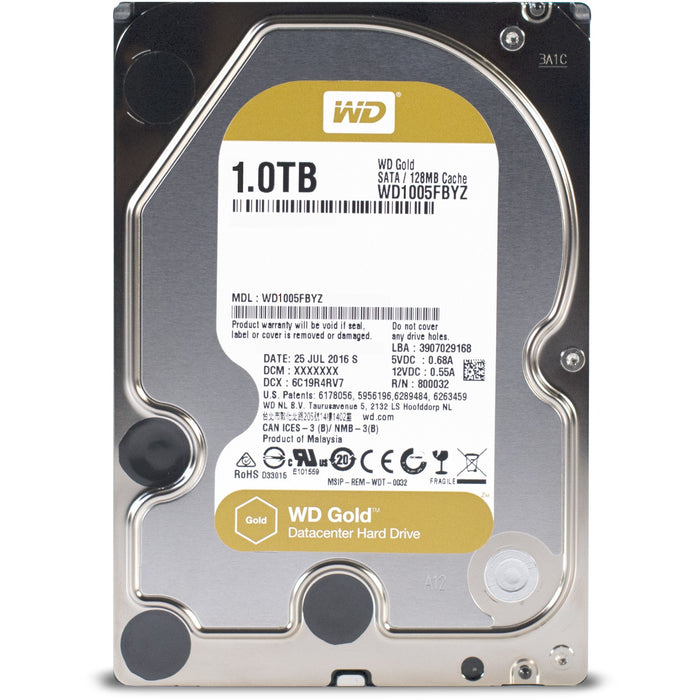 1TB WD WD1005FBYZ Gold Datacenter 7200RPM 128MB