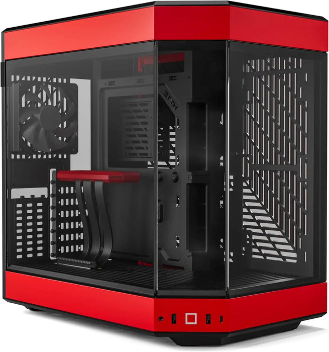 HYTE Y60 MID TOWER CASE RED