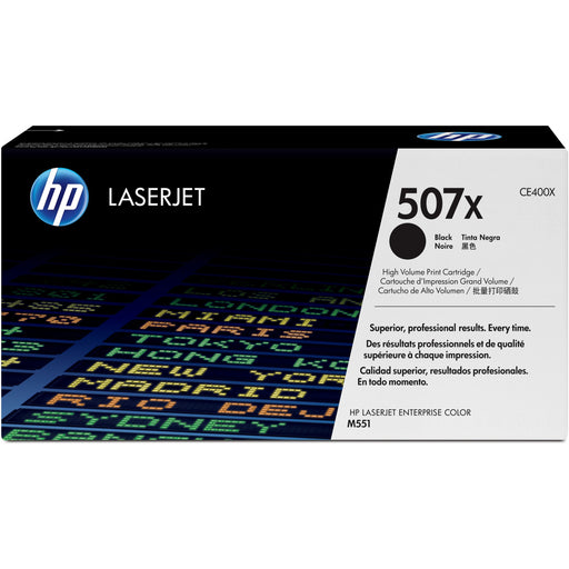 HP Toner 507X CE400X Schwarz Hohe Kapazität