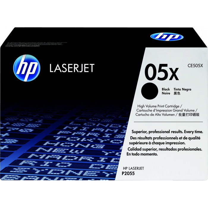 HP Toner 05X CE505X Schwarz bis zu 6.500 Seiten ISO/IEC 19752