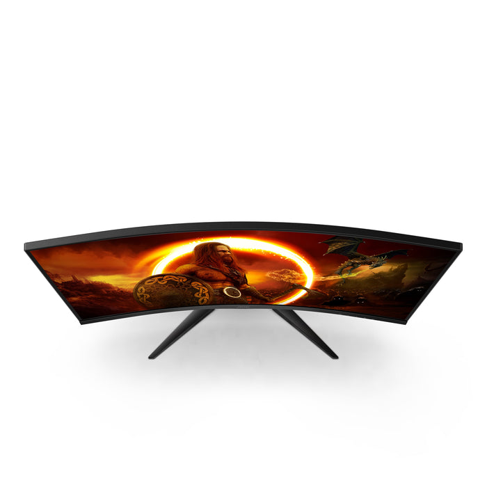 AOC G2 CQ32G2SE/BK LED display 80 cm (31.5") 2560 x 1440 pixels 2K Ultra HD Black, Red