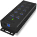 ICY BOX IB-HUB1703-QC3 USB 3.0 HUB 7-Port 7xUSB 3.0  3xLadeanschluss QC3.0