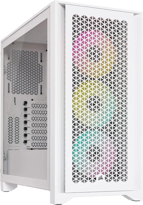 CORSAIR iCUE 4000D RGB AIRFLOW MID TOWER -WHITE