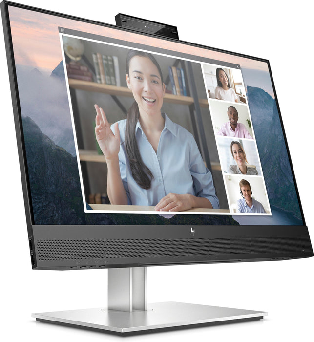 HP E24mv G4 computer monitor 60.5 cm (23.8") 1920 x 1080 pixels Full HD Black, Silver