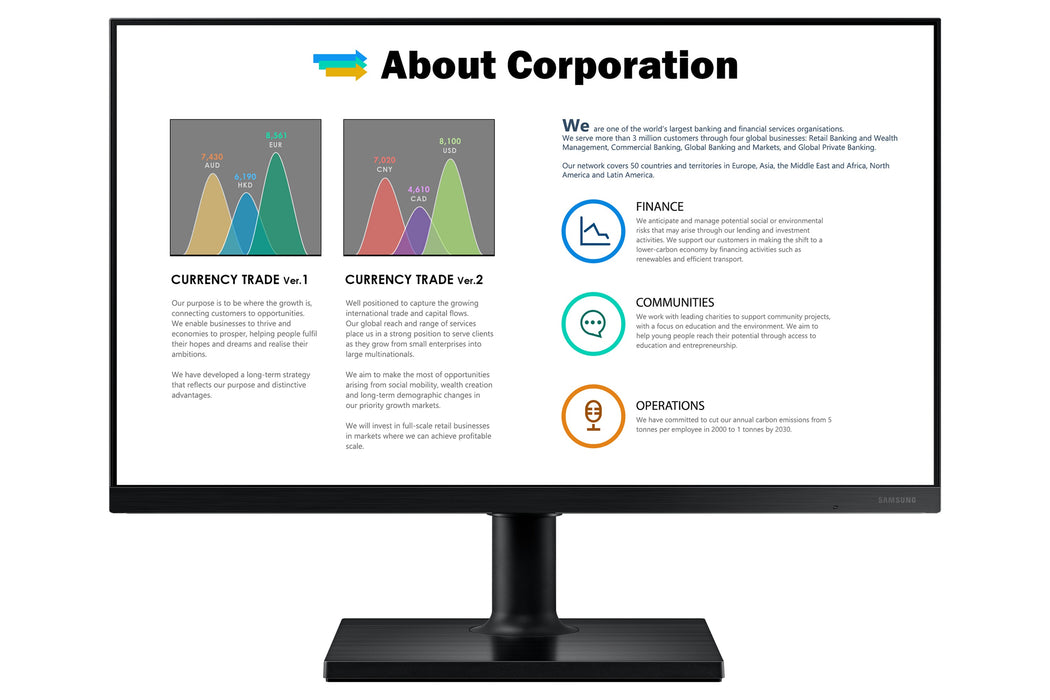 Samsung T45F computer monitor 68.6 cm (27") 1920 x 1080 pixels Full HD LCD Black