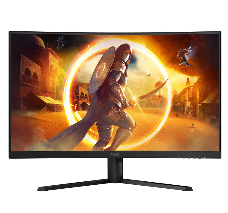 AOC G4 CQ32G4VE computer monitor 81.3 cm (32") 2560 x 1440 pixels Quad HD LCD Black, Grey