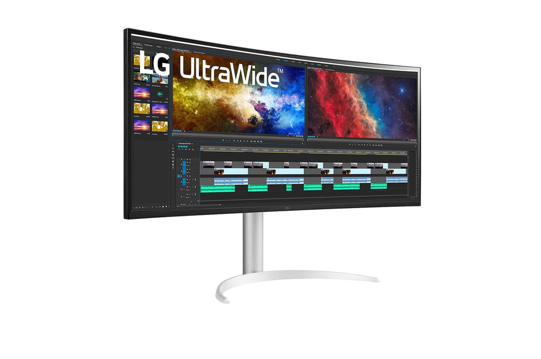 LG 38BQ85C-W computer monitor 95.2 cm (37.5") 3840 x 1600 pixels Quad HD+ White