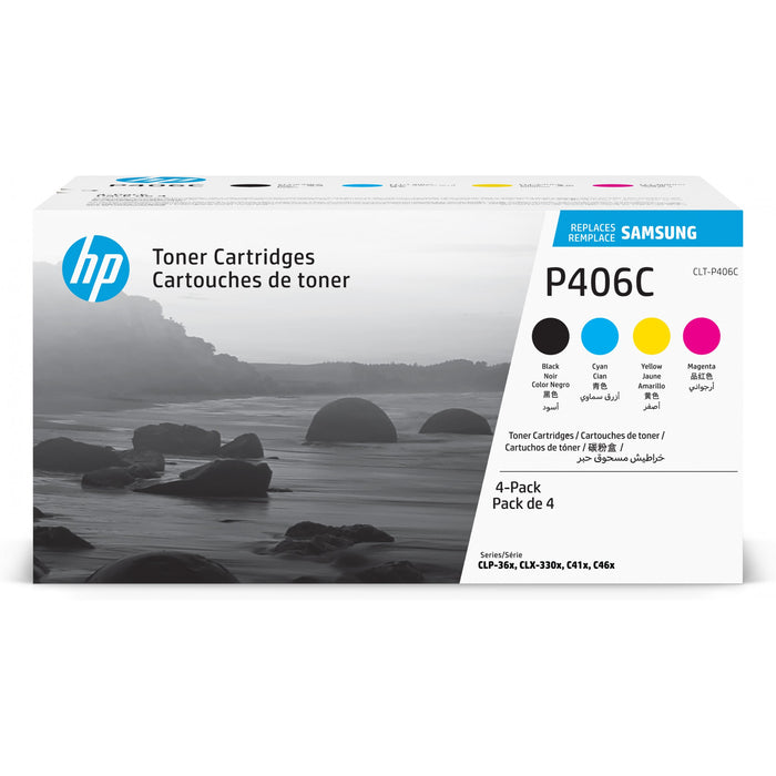 Samsung HP Toner SU375A ehm. (CLT-P406C/ELS) Rainbow Kit (C/M/Y/BK)