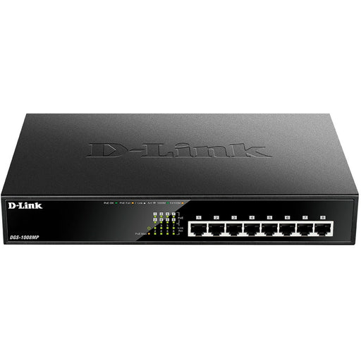 8P D-Link DGS-1008MP PoE+