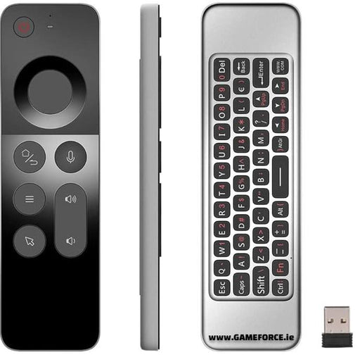 Wireless Mouse And Mini Keyboard - PC-LINK AIR Mouse Ultra Thin 2.4G Wireless Smart PC Remote Mini Keyboard, Voice Remote Control Air Mouse