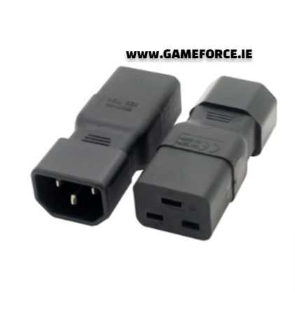 Power Cable - PC-LINK C14 MALE To C19 Female Adapter PSU / UPS Power Connector