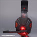 HEADSET - PC-LINK SY830mv - RED / Black Gaming Headset USB WIRED With Luminous Red