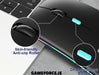 Wireless Mouse - ARES EM-09 Wireless Mouse Duel Mode 2.4G + BT Portable Silent Mouse Rechargeable