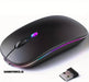 Wireless Mouse - ARES EM-09 Wireless Mouse Duel Mode 2.4G + BT Portable Silent Mouse Rechargeable