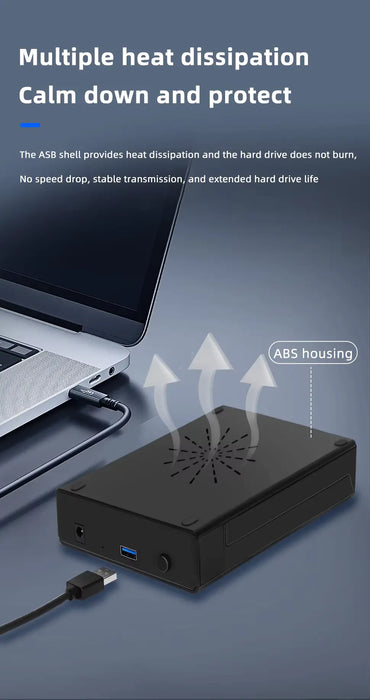 PC-Link 3.5 Inch External HDD Enclosure