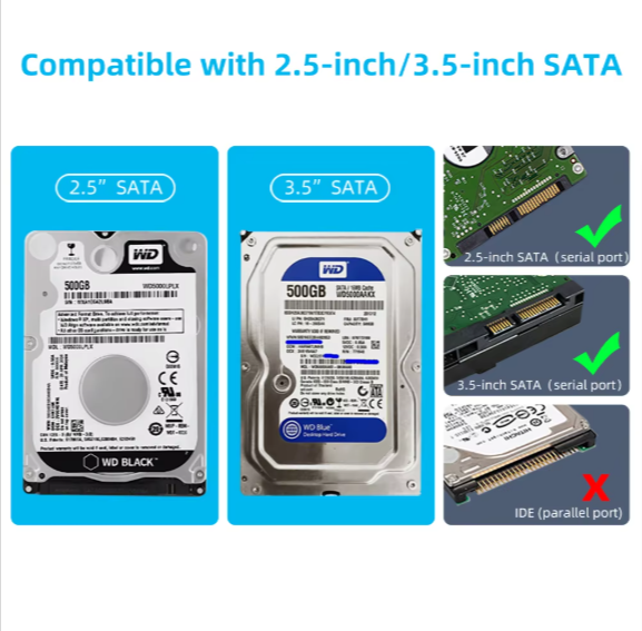 PC-Link 3.5 Inch External HDD Enclosure