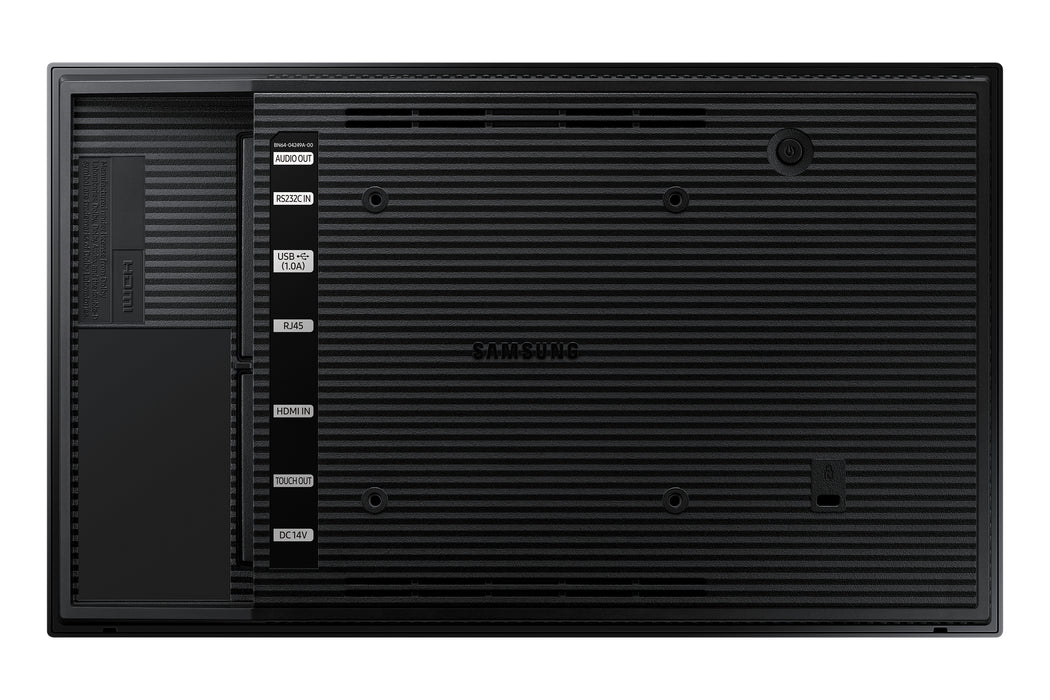 Samsung QB13R-TM Interactive flat panel 33 cm (13") LED Wi-Fi 500 cd/m² Full HD Black Touchscreen Built-in processor Tizen 4.0 16/7