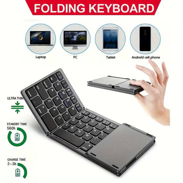 PC-Link Wireless Three Fold Keyboard For PC Or Office