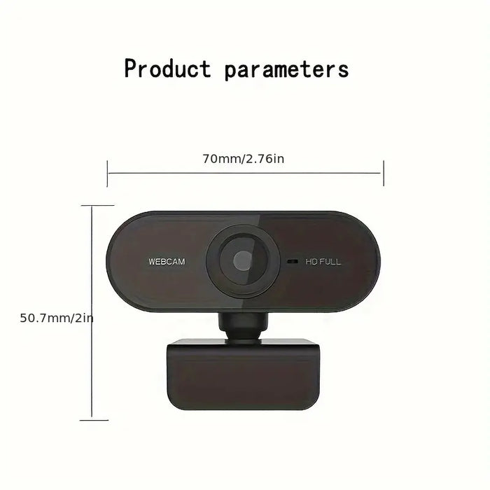 PC-Link 1080p HD Webcam with Microphone