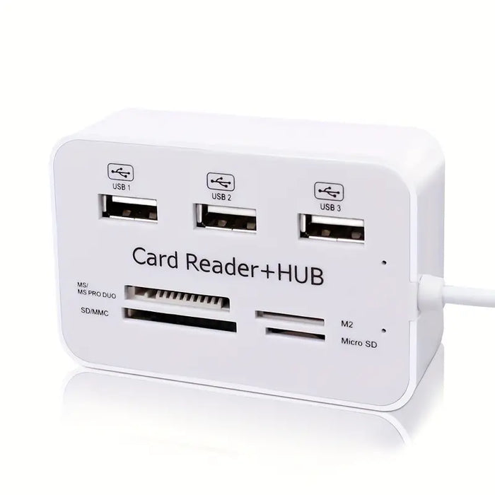 MICRODRIVE 7-in-1 USB Card Reader Hub