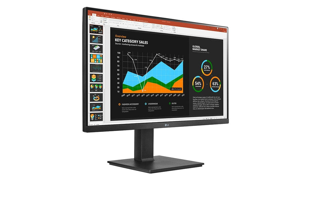 LG 27BQ75QB-B computer monitor 68.6 cm (27") 2560 x 1440 pixels Quad HD LCD Black