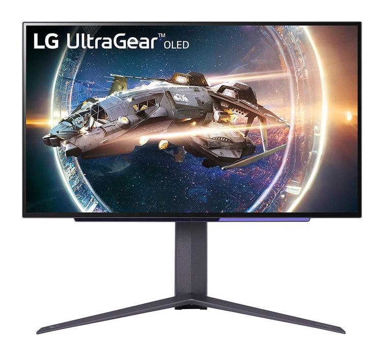 LG 27GR95QE-B computer monitor 67.3 cm (26.5") 2560 x 1440 pixels Quad HD OLED Grey