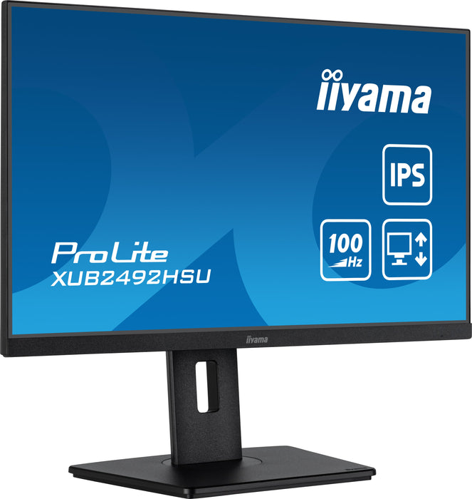 iiyama XUB2492HSU-B6 computer monitor 60.5 cm (23.8") 1920 x 1080 pixels Full HD LED Black