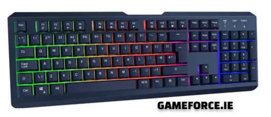 CiT rainbow RGB gaming combo  4-1 KIT - Keyboard - Mouse - Headset - Mouse Mat - GAMEFORCE.IE