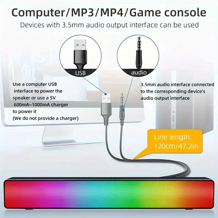 PC-Link RGB Ambient Light Computer Speaker