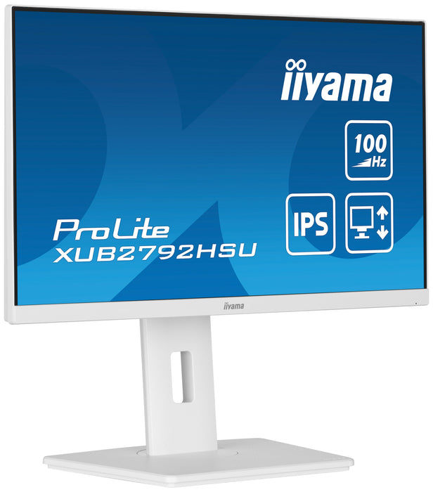 iiyama ProLite XUB2792HSU-W6 LED display 68.6 cm (27") 1920 x 1080 pixels Full HD White