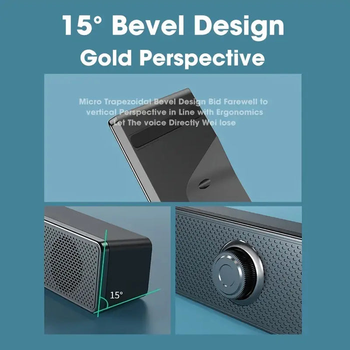 High-Fidelity Desktop Speaker with USB Power