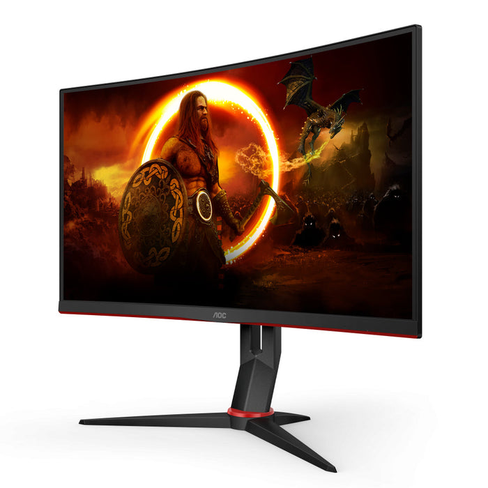 AOC CQ27G2S/BK computer monitor 68.6 cm (27") 2560 x 1440 pixels Quad HD Black, Red