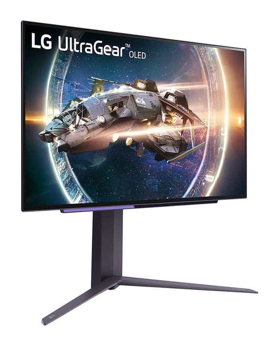 LG 27GR95QE-B computer monitor 67.3 cm (26.5") 2560 x 1440 pixels Quad HD OLED Grey