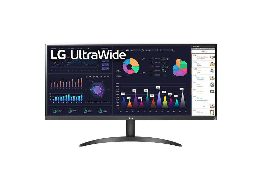 LG 34WQ500-B computer monitor 86.4 cm (34") 2560 x 1080 pixels UltraWide Full HD LED Black