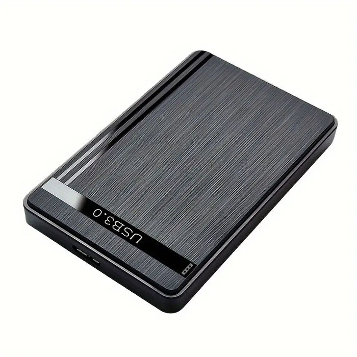 Black Brushed USB3.0 High-speed 2.5-inch Hard Drive Enclosure