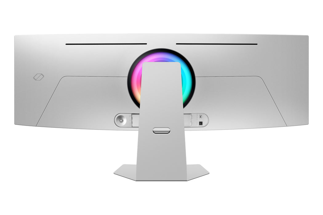 Samsung G95SD computer monitor 124.5 cm (49") 5120 x 1440 pixels Dual QHD OLED Silver